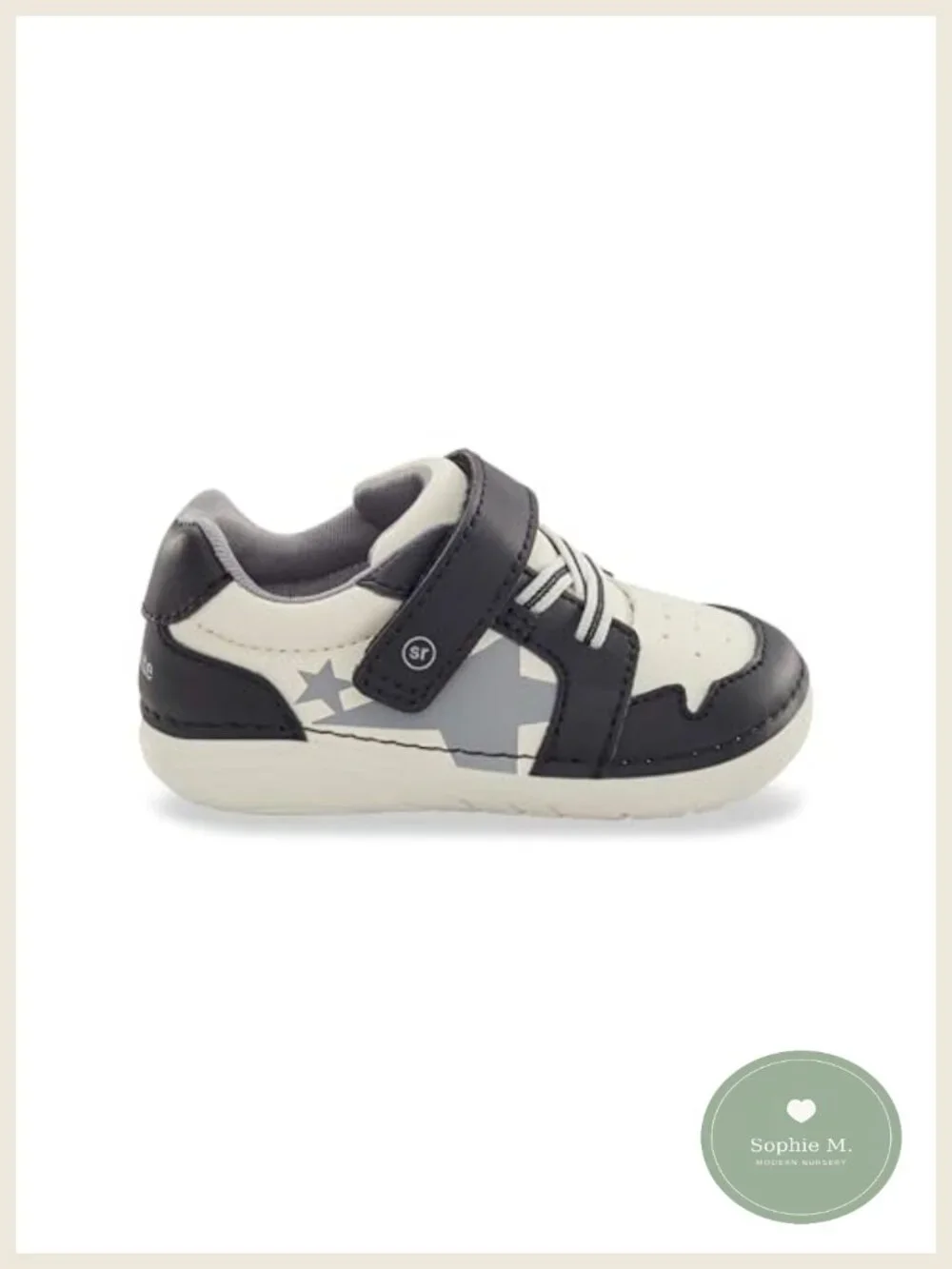 Infant Toddler Sneakers Hook & Loop Ortholite Comfort Leather